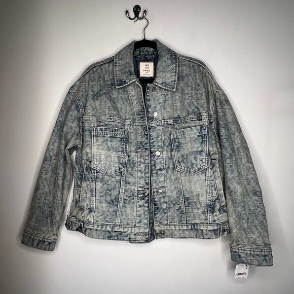 Free People Denim Jacket Size Small - Picture 2 of 10